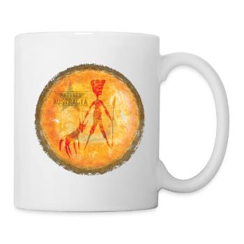 Sun Indigenous Silhouette - Mug - white - Right