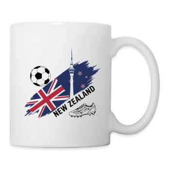 Nouvelle-Zélande Football Maillot New Zealand Foot - Mug blanc - blanc - Droite