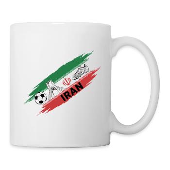 Iran Football Fan Trikot Iran Soccer Soccer - Tasse - Weiß - Rechts