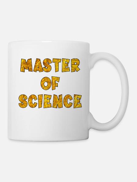 Abschluss Master of Science - Tasse - Weiß