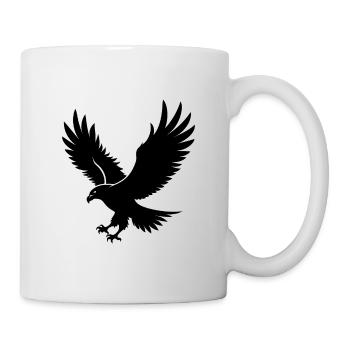 Aigle volant - Mug blanc - blanc - Droite