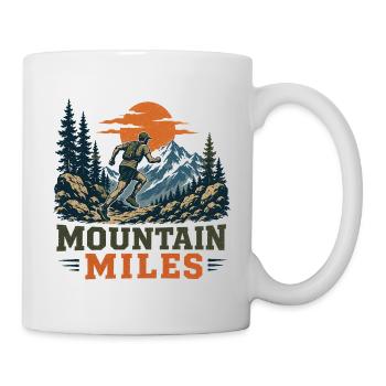 Trail Running - Mountain Miles - Mug - white - Right
