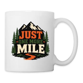 Trailrunning – Nur noch eine Meile - Tasse - Weiß - Rechts