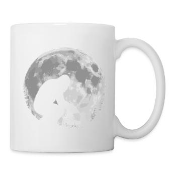 Bigfoot, Cat, Moon, Full Moon, Kitten - Mug - white - Right