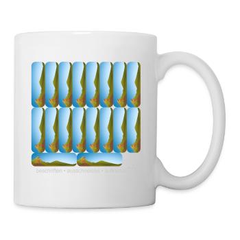 DIY Schulaufkleber Set - Erdmännchen - 18 - Tasse - Weiß - Rechts