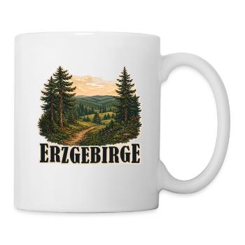 Erzgebirge - Tasse - Weiß - Rechts