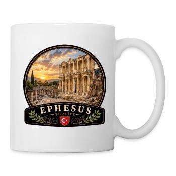 Ephesus Türkei Urlaub Ruinen Europa Asien - Tasse - Weiß - Rechts