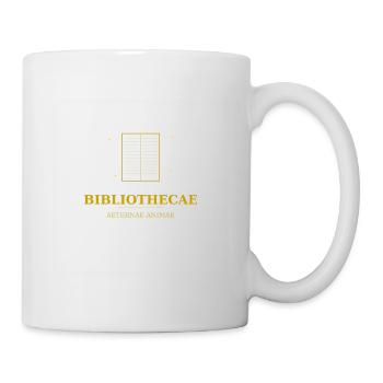 Bibliothecae Alterna Animab - Tasse - Weiß - Rechts