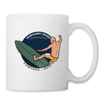 Vintage Margaret River Western Australia Surf - Mug - white - Right