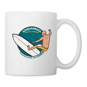 Saquarema Brazil Maracana do Surfe Rio de Janeiro - Mug - white - Right