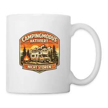 CAMPINGMODUS AKTIVIERT - NICHT STÖREN - Tasse - Weiß - Rechts