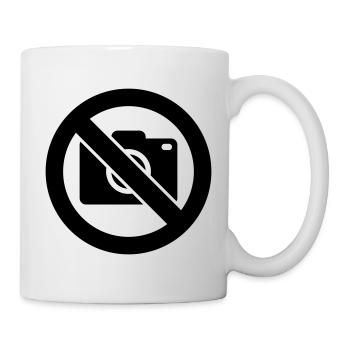 Fotografieren verboten, Keine Fotos - Tasse - Weiß - Rechts
