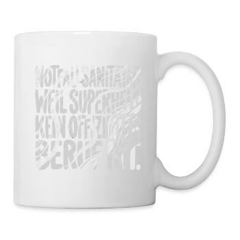Notfallsanitäter weil superheld kein offizieller - Tasse - Weiß - Rechts