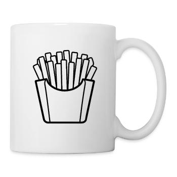 French fries - Mug - white - Right