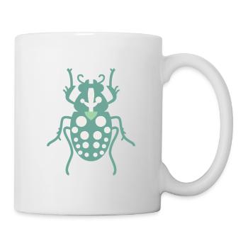 Polka Dot Insekt L Entomologie L Grüne Grüne - Tasse - Weiß - Rechts