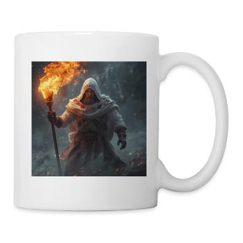 Slawischer Krieger Jarylo – Dunkle Fantasy - Tasse - Weiß - Rechts