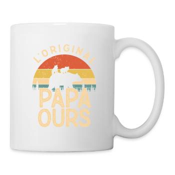 Original Papa Ours Pour Fete Des Peres - Tasse - Weiß - Rechts