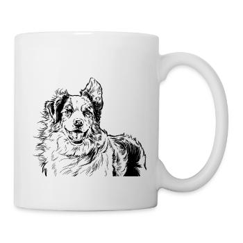 Australian Shepherd - Mug - white - Right