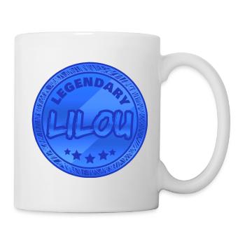 Legendäres LLOU Abzeichen Design - Tasse - Weiß - Rechts