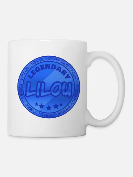 Legendäres LLOU Abzeichen Design - Tasse - Weiß