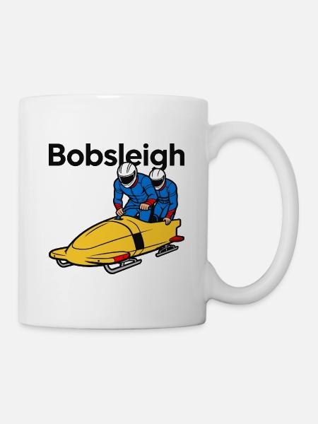 Bob-Wintersport - Tasse - Weiß