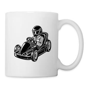 Go-Kart - Tasse - Weiß - Rechts
