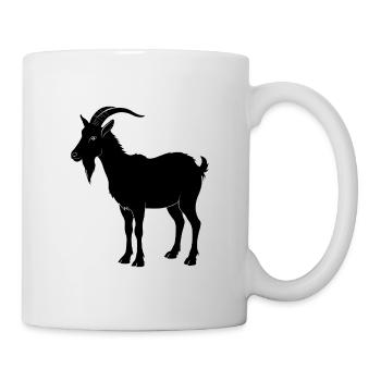 Ziege - Tasse - Weiß - Rechts