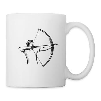 Archer - Illustration - Mug blanc - blanc - Droite
