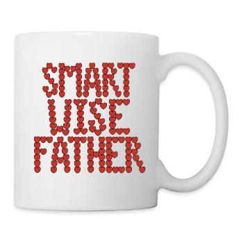 Smart wise father - Mug - white - Right
