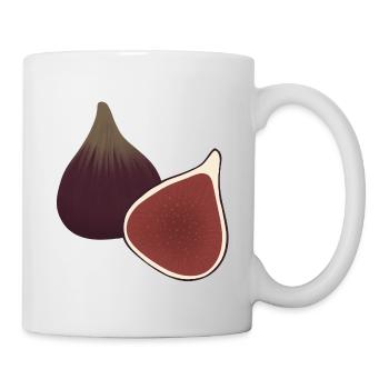 Fig Slice Botanical Print - Mug - white - Right