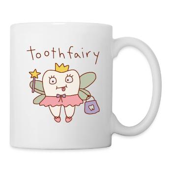 Tooth Fairy Cute Pun - Mug - white - Right