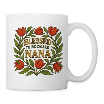 Nana Floral Circle - Mug - white - Right