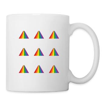 Rainbow Pyramid Pattern - Mug - white - Right