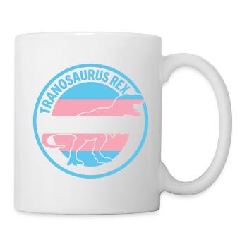 Pride-Monat LGBTQ – Tranosaurus Rex - Tasse - Weiß - Rechts