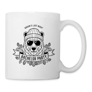 Bachelor Party Bear - Mug - white - Right