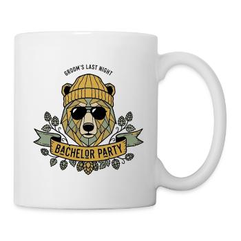 Groom's Last Night Party Bear - Mug - white - Right