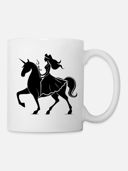 Prinzessin Einhorn - Tasse - Weiß
