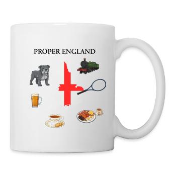 L’ANGLETERRE CORRECTE - Mug blanc - blanc - Droite