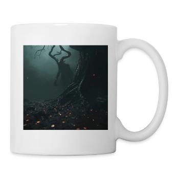 Weles, der slawische Gott der Unterwelt – Dunkle Fantasy - Tasse - Weiß - Rechts