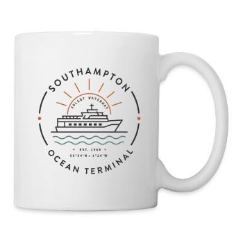 Southampton Ocean Terminal Maritime Badge - Mug - white - Right