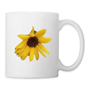 Moody_Wild_Sunflower_Botanical_Print - Mug - white - Right
