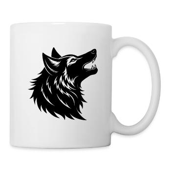 Howling Wolf - Mug - white - Right