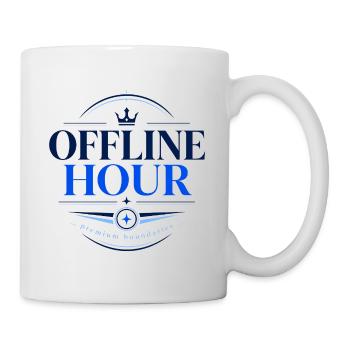Offline-Stunden-Kronenabzeichen - Tasse - Weiß - Rechts