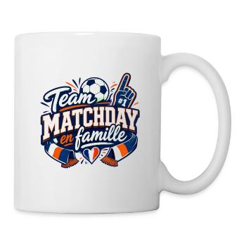 Matchday en Famille – Support - Mug blanc - blanc - Droite