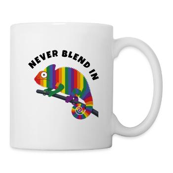 Rainbow Chameleon Pride Month - Mug - white - Right