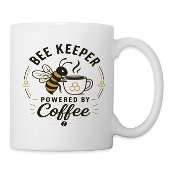 Bienenhüter Kaffee-Kraft Design - Tasse - Weiß - Rechts