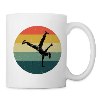 Geschenkidee für eine Dance-Fanin mit Hip-Hop-Tanz - Tasse - Weiß - Rechts