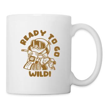 Prêt pour la plongée sauvage - Mug blanc - blanc - Droite