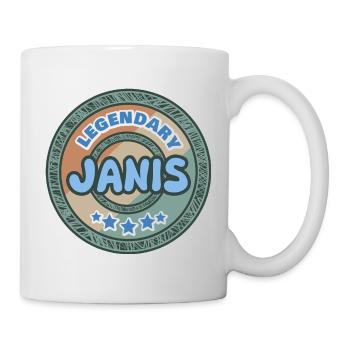 Spruch Janis - Tasse - Weiß - Rechts