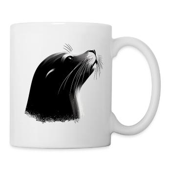 Otarie - Mug blanc - blanc - Droite